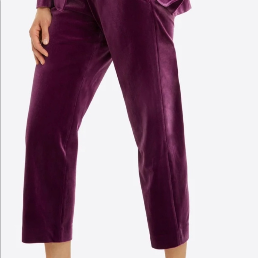 Draper James Straight Leg Pants in Velvet